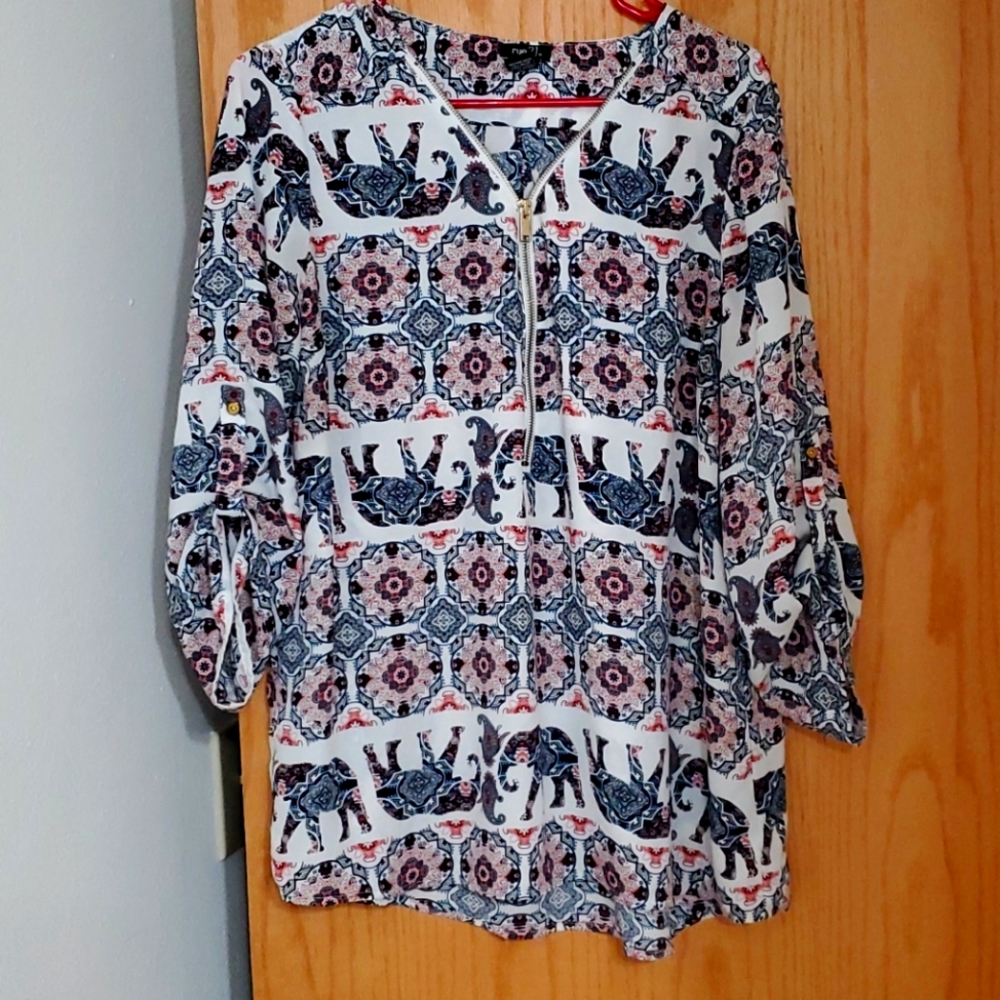 Elephant Paisley Blouse